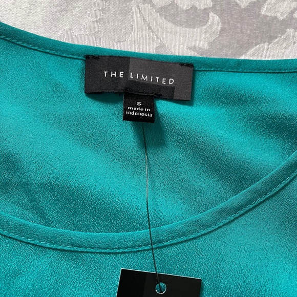 The Limited turquoise blouse size S - Picture 2 of 3